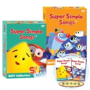 (DVD) 슈퍼심플송 SUPER SIMPLE SONG 베스트+스페셜Collection DVD 24종세트(가사집포함)유아영어 초등영어