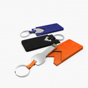 레더 포켓 메탈 키홀더 USB(4~64G)