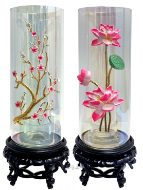 수중(밀대초)촛대 매화/연꽃