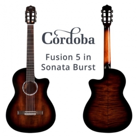클래식 기타 중급용 코르도바 퓨전5 소나타선버스트 fusion5 snb 48너트 문의시 할인!