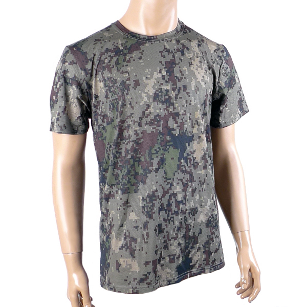 쿨링 디지털 라운드 반팔티 밀리터리 군인군대 티셔츠
