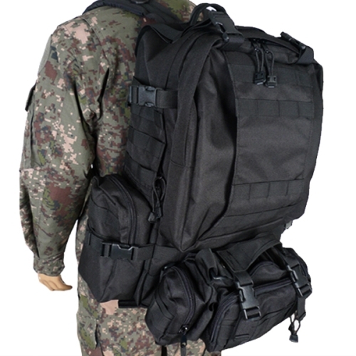 블랙 군인가방(60L) 로카 군용 밀리터리 남자백팩