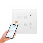 IoT팝 스마트 리모컨 스위치 6구 - 조명 전등 교체 자동 와이파이 스마트폰 소등 벽 타이머