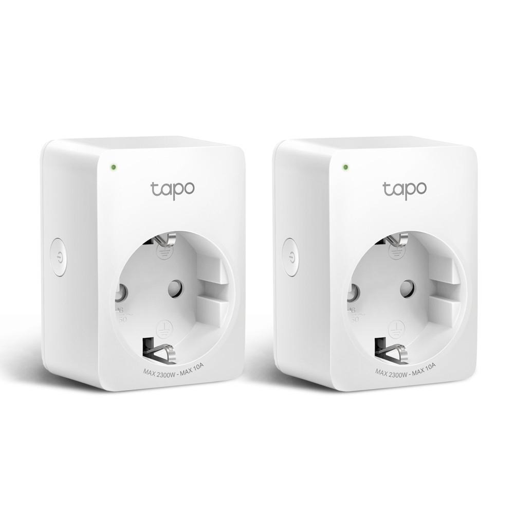 티피링크 Tapo P100 2팩 - WiFi 스마트 플러그 타이머 음성제어 원격제어 콘센트