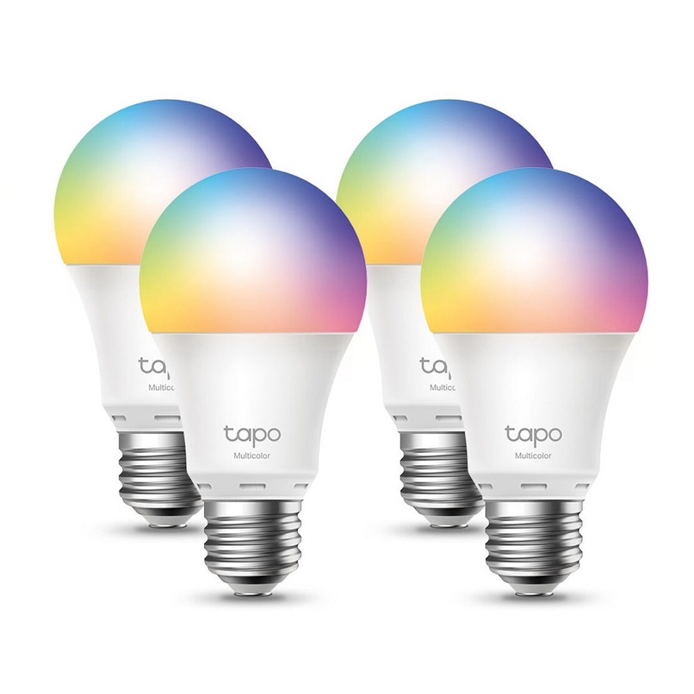 티피링크 Tapo L530E 4팩 - WiFi 스마트 전구 LED 조명 멀티컬러 E26소켓