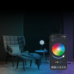 IoT팝 루미앤 블루투스 스마트 전구 - 비컨 LED 9W 14W 밝기 색상 조절 위치 기반 그룹 제어 램프