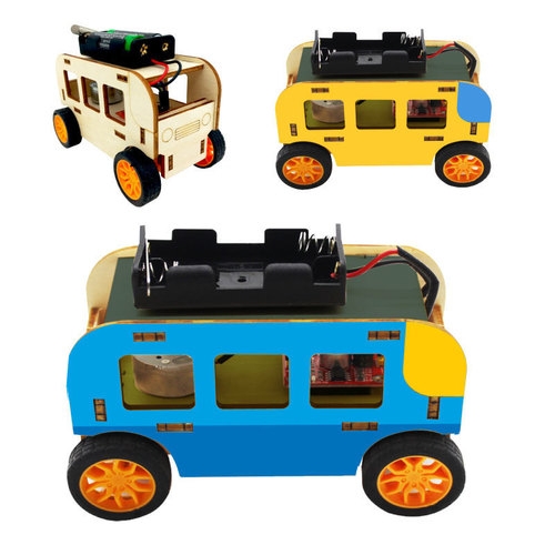 DIY 소리 감지 센서 자동차 만들기 - 초등 학습 키트 방과후 수업 교육 교구재